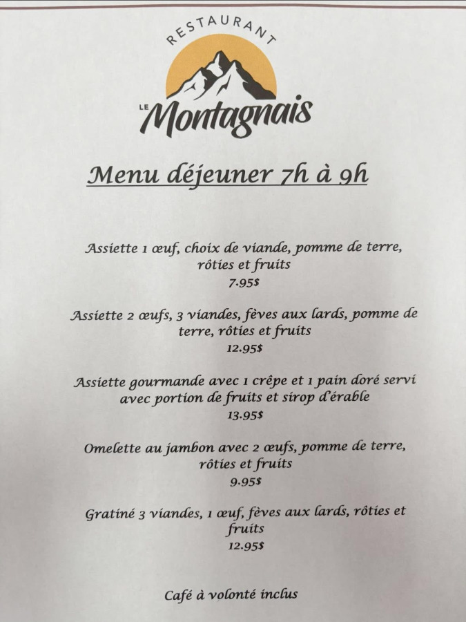 Promo déjeuner Promo déjeuner